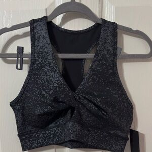 Mono B Black Sports Bra